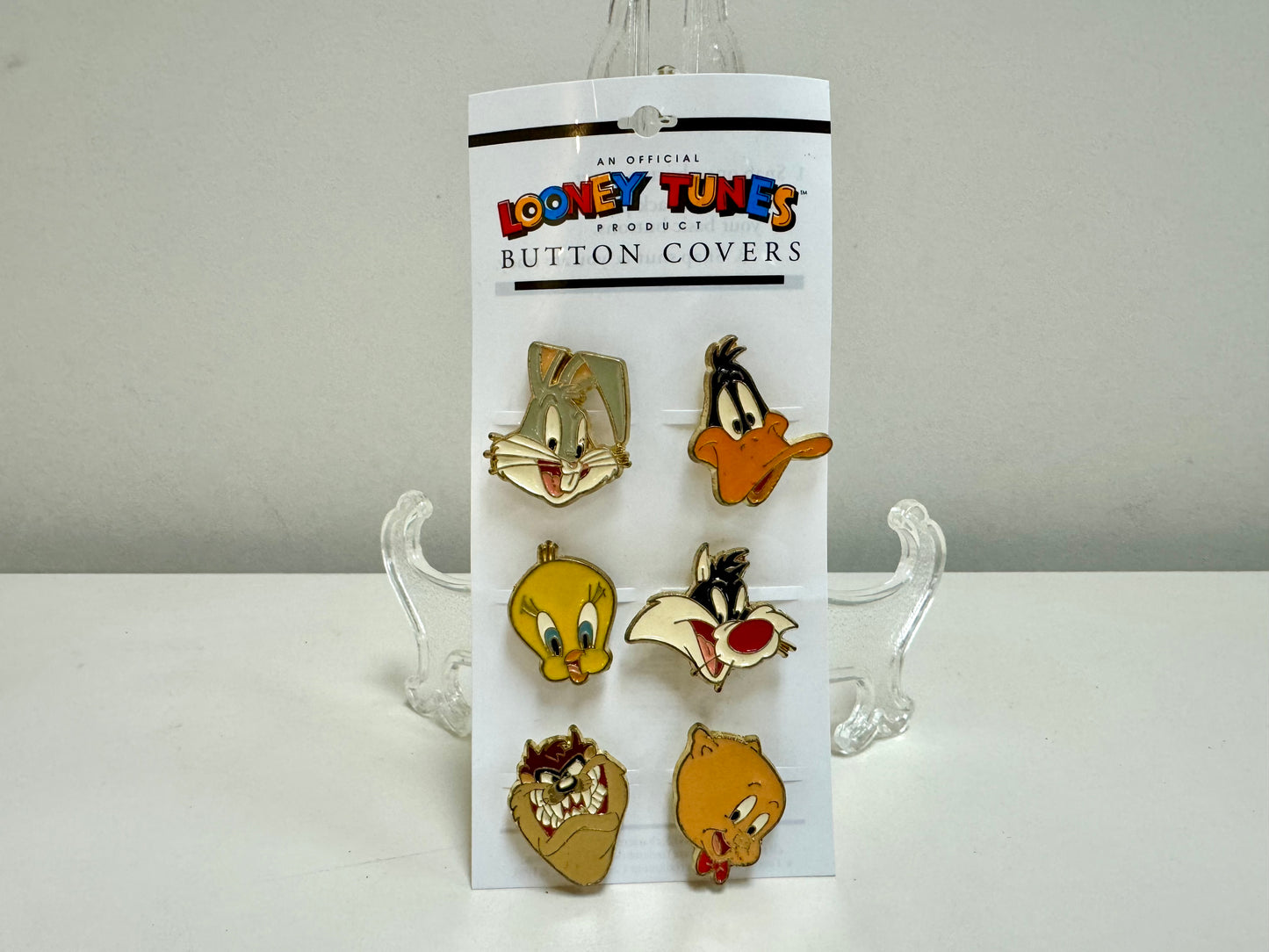 1993 Looney Tunes Button Covers