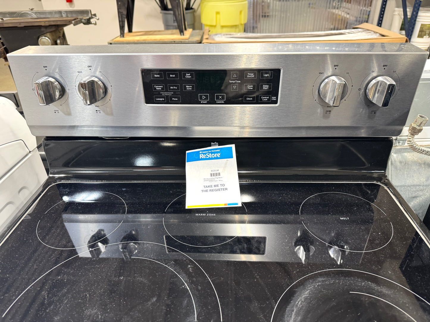 Whirlpool Glass-Top Stove