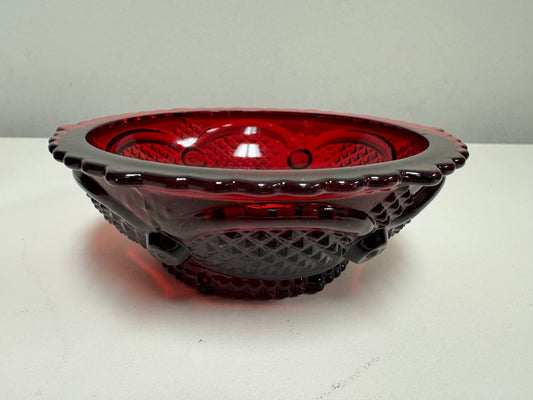 Avon 1876 Ruby Red Dessert Bowls
