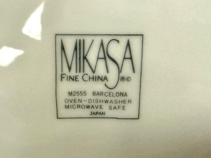 1990s Mikasa "Barcelona" Fine China Plate & Mug Set