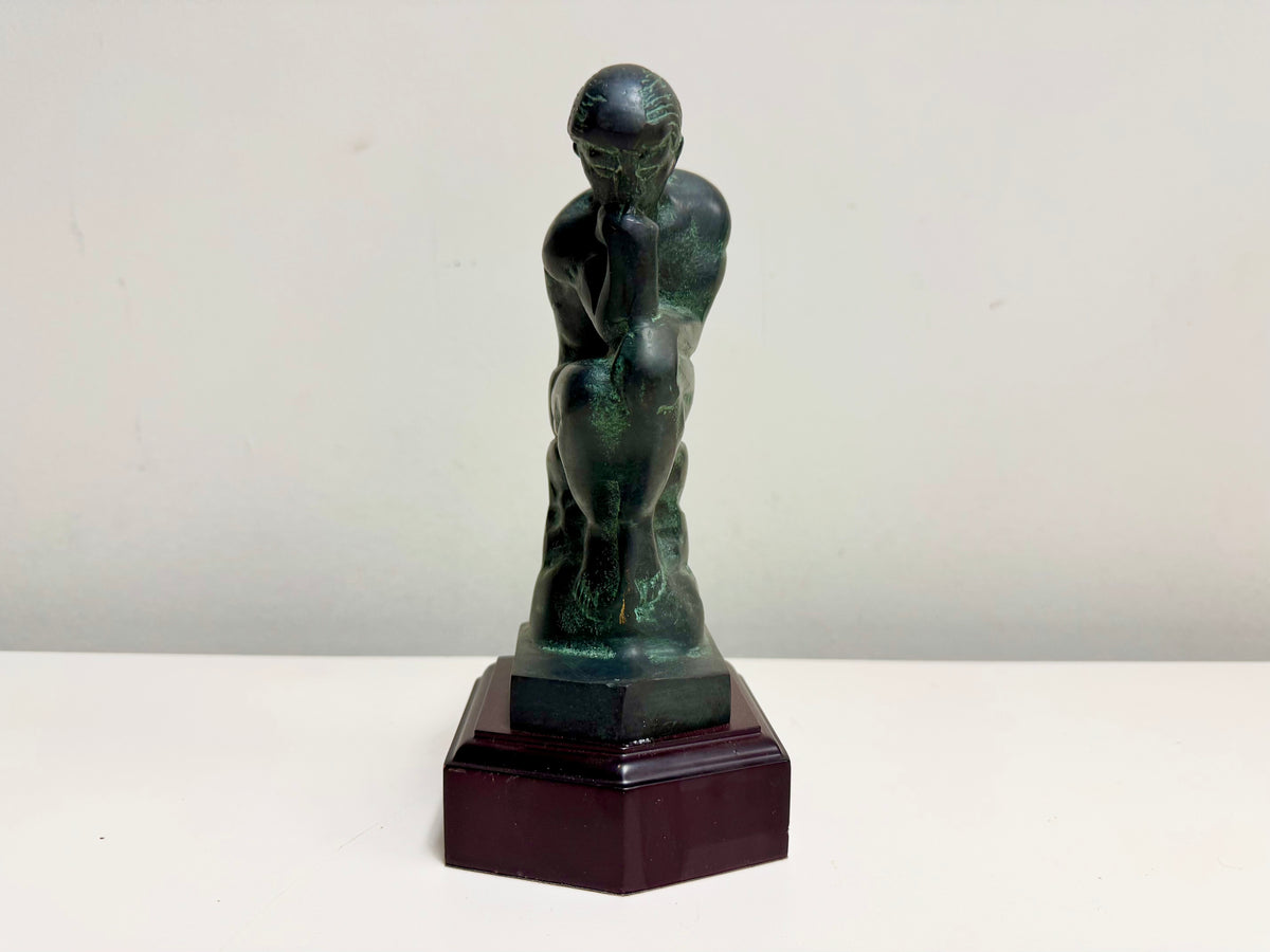 "The Thinker" Metal Statue