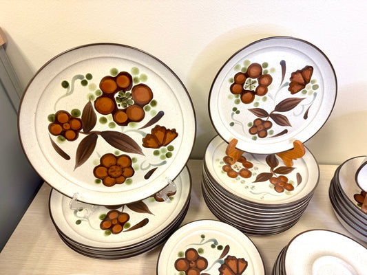 Noritake Folkstone Orinda Stoneware Plate, Bowl & Mug Set