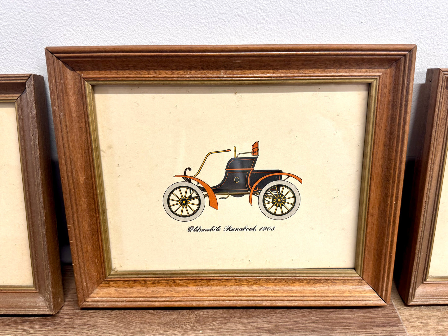 Antique Wagon & Automobile Art Set