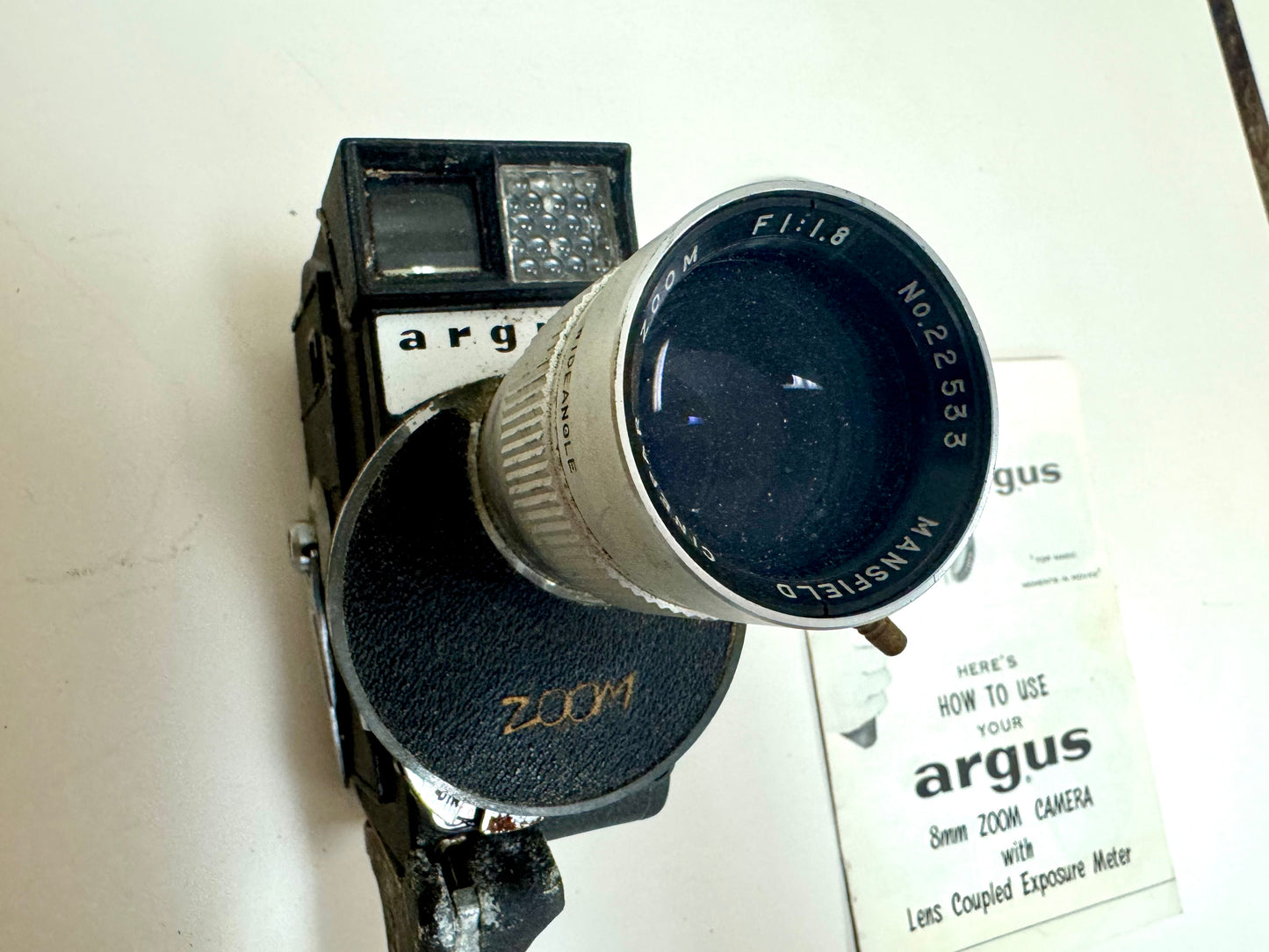 1960s Argus Metermatic 8mm Zoom Movie Camera