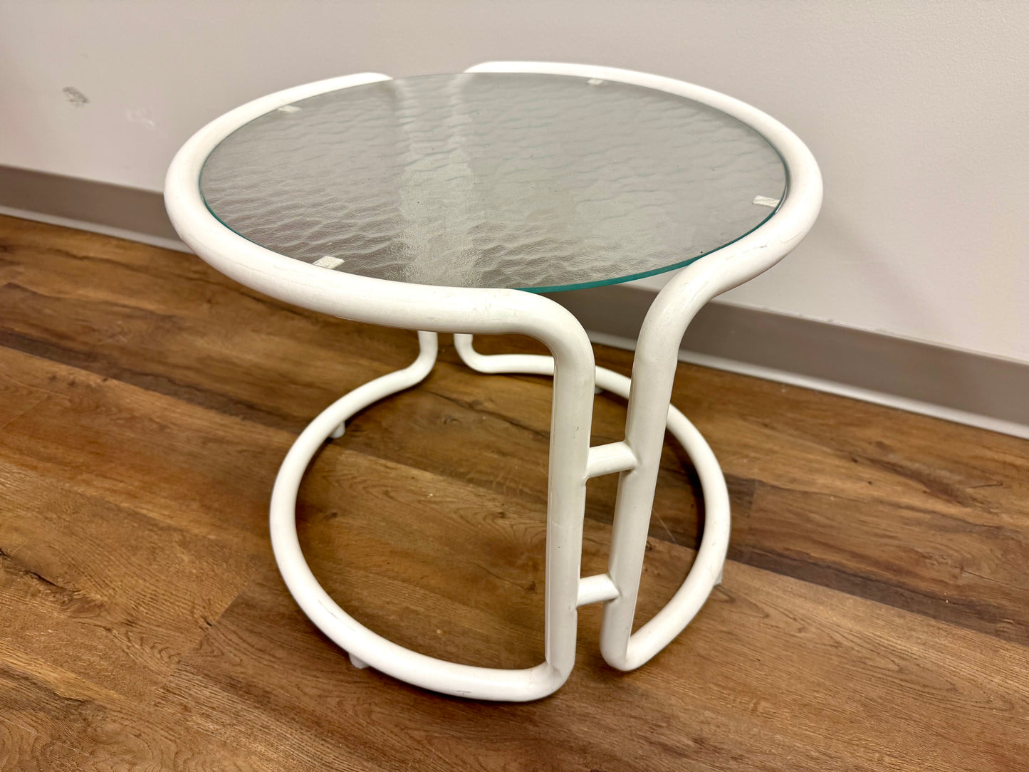 Midcentury Modern Glass Top Table