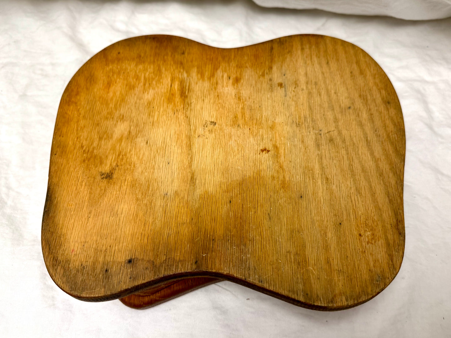 Collapsible Apple Shaped Wooden Fruit Bowl