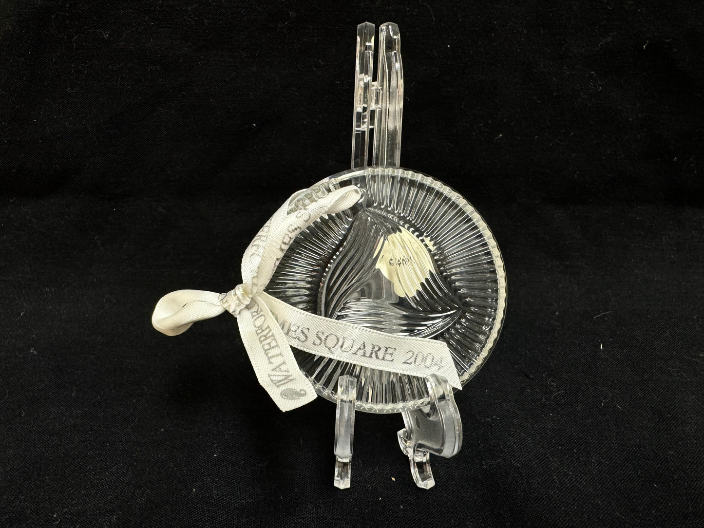 Waterford Crystal Christmas Ornament Times Square 2004 "Hope for Unity"