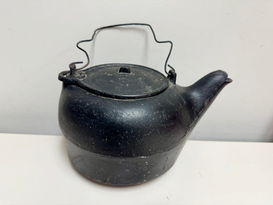 Antique Cast Iron Teapot