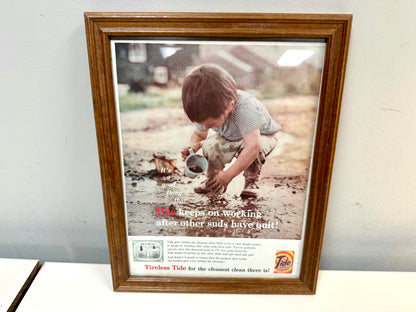 1959 Tide Magazine Print Advertisement Framed