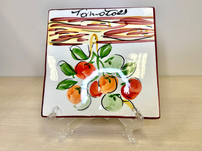 Antica Fornace Ceramic Tomato Tile