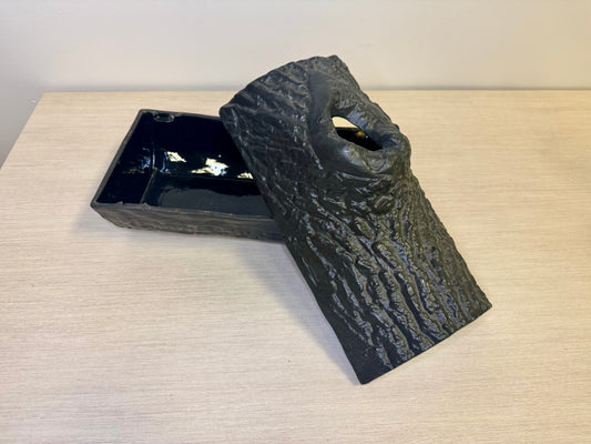 John Wright Co. Cast Iron Log Shaped Stove Steamer