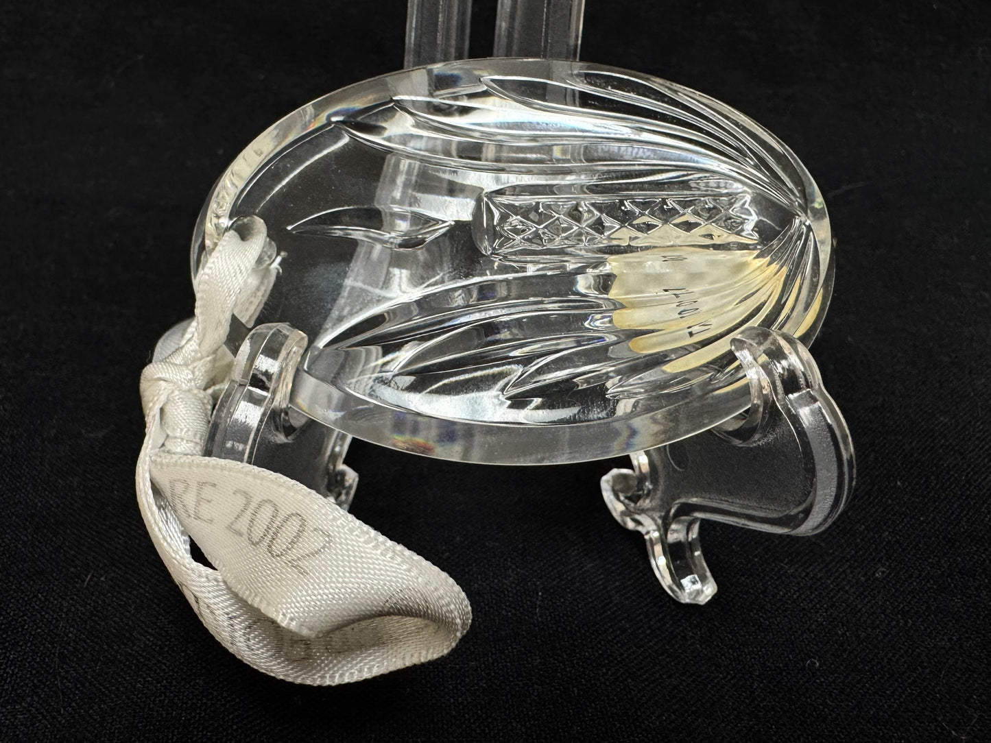 Waterford Crystal Christmas Ornament Times Square 2002 "Hope for Healing"