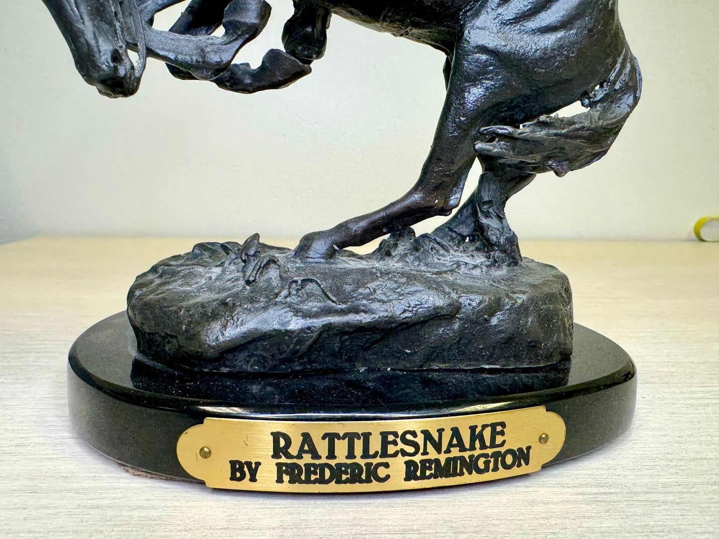Frederic Remington Bronze Statue "Rattlesnake"