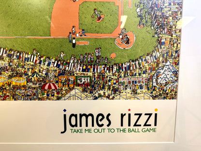 "Take Me Out To The Ball Game" Art Print James Rizzi