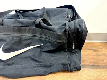 Large Black Nike Sports Duffel Bag