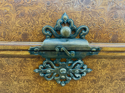Carved Wooden Bar Cabinet