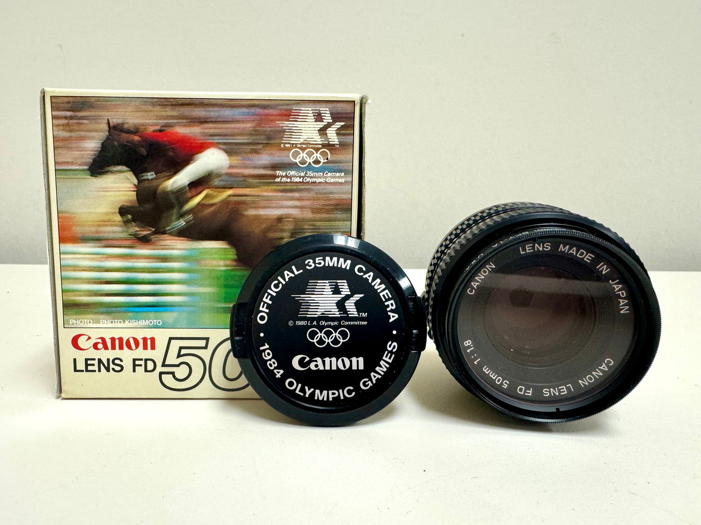 Canon FD 50mm f/1.8 Prime Camera Lens (1984 Los Angeles Olympics Games Edition)