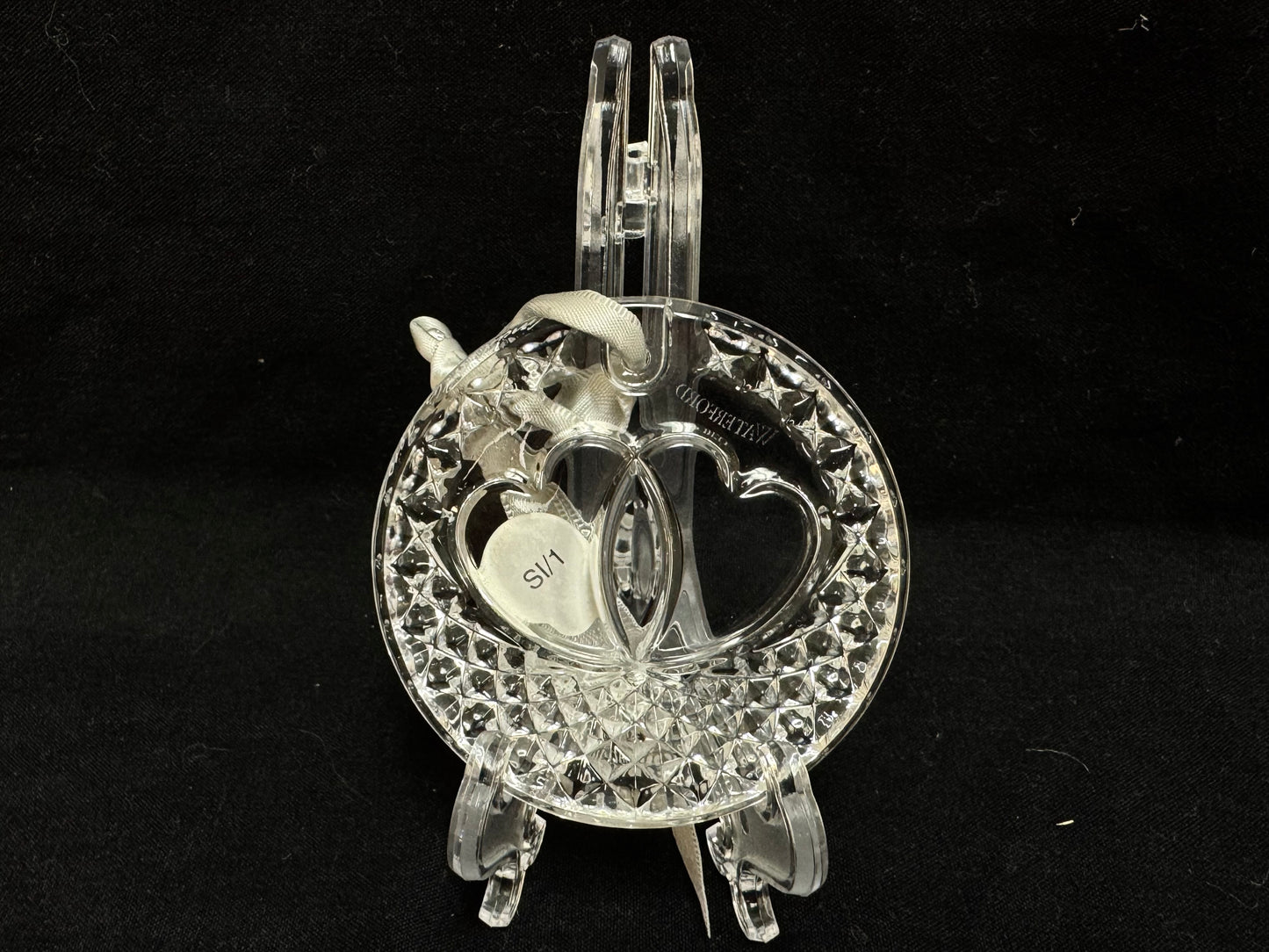 Waterford Crystal Christmas Ornament Times Square 2011 "Let There Be Love"