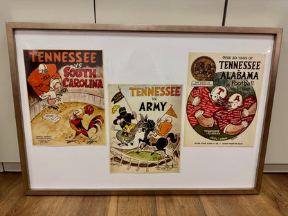 Tennessee Vols Comic Style Program Framed Art