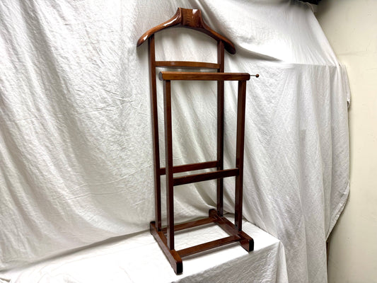 Midcentury Wooden Valet Stand