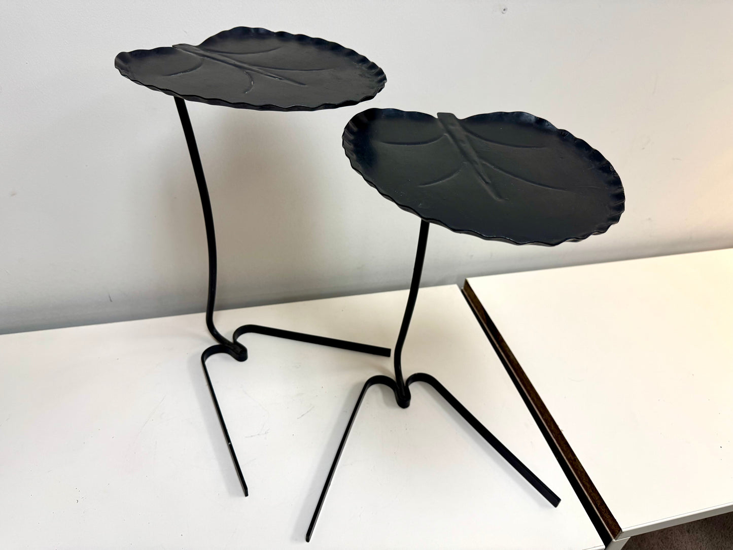 1950s Salterini Midcentury Modern Leaf Nesting Tables