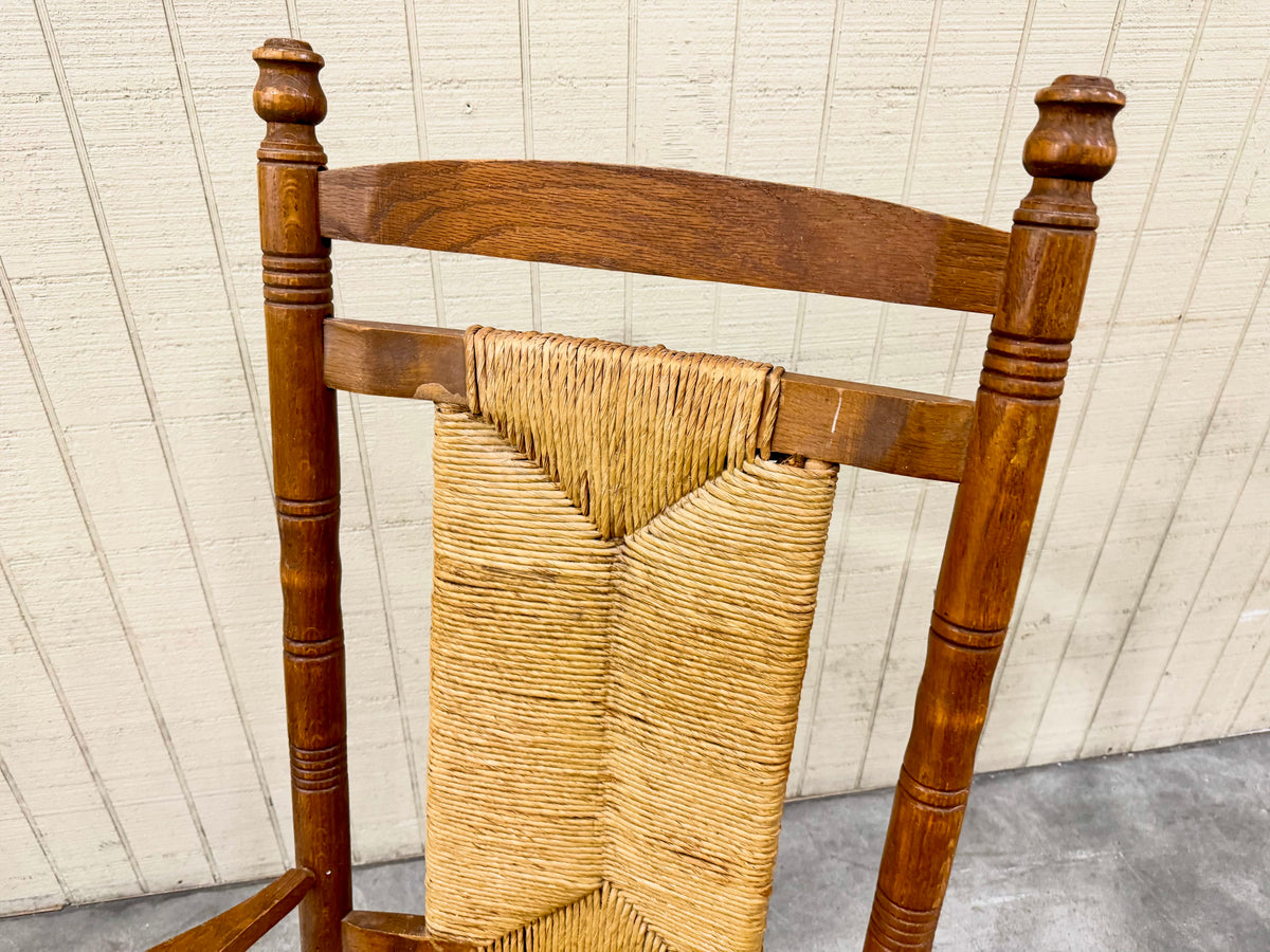 Vintage Wicker Rocking Chair