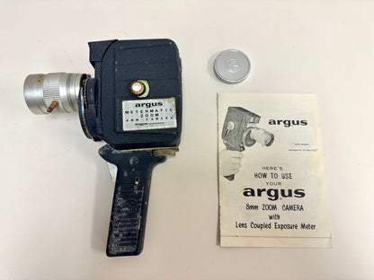 1960s Argus Metermatic 8mm Zoom Movie Camera
