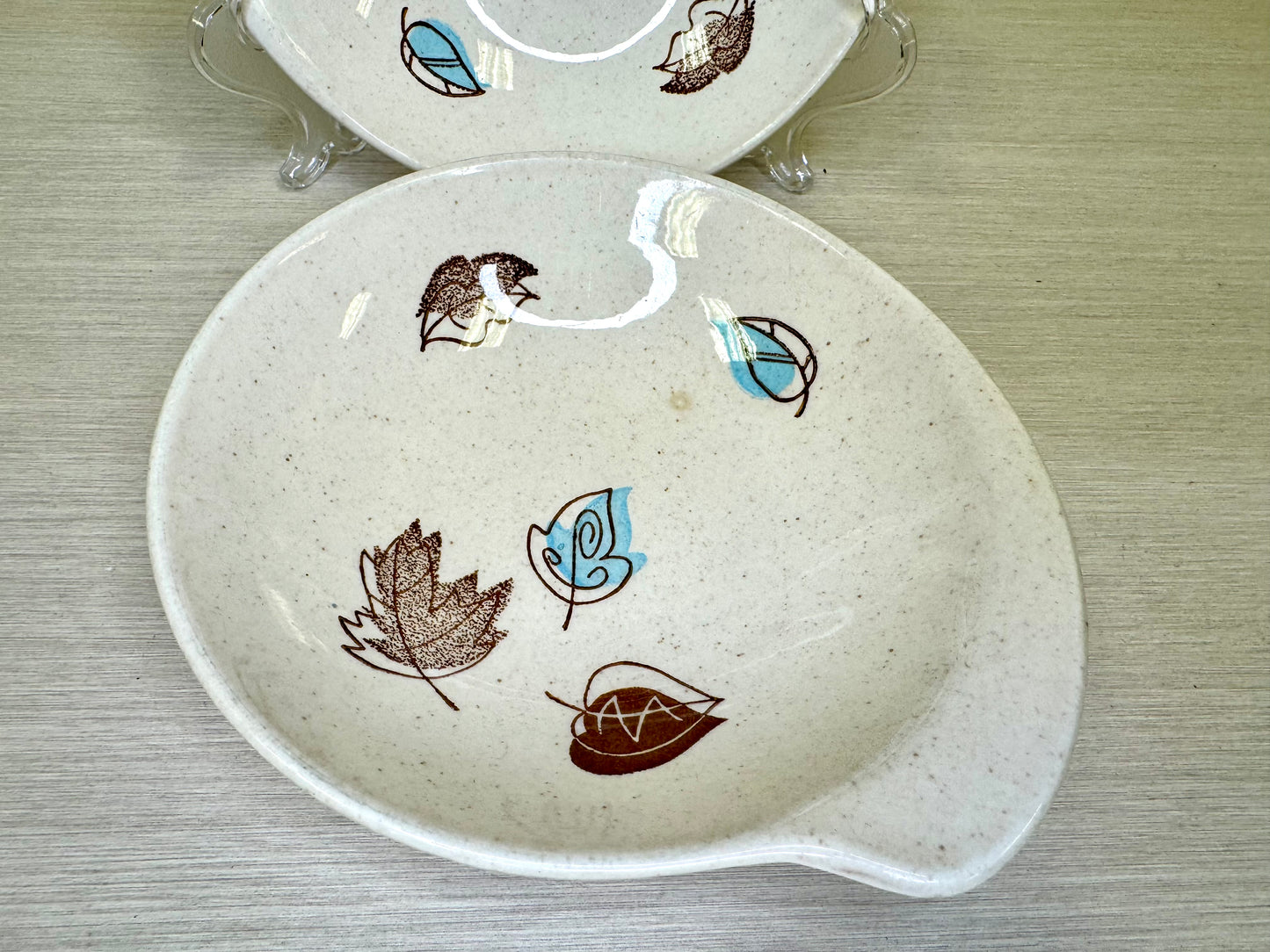 1950s Falling Leaves Plates
