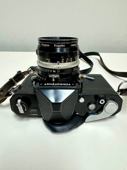 1960s Nikkormat FTN 35mm Film Camera & Lenses Set