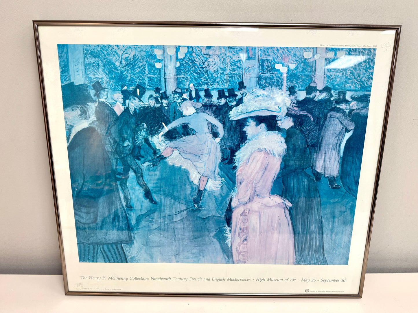 "At the Moulin Rouge: The Dance" (1890) Framed Art Print