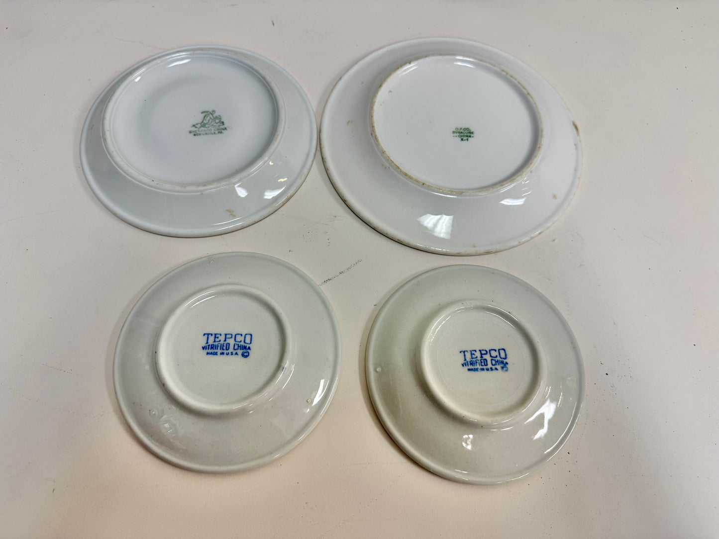 U.S. Navy Mess Wardroom Officer's "Fouled Anchor" Plate & Mug China Set