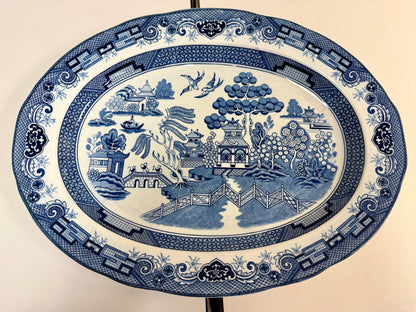Vintage Heritage Mint "Blue Willow" Platter