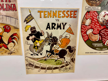 Tennessee Vols Comic Style Program Framed Art