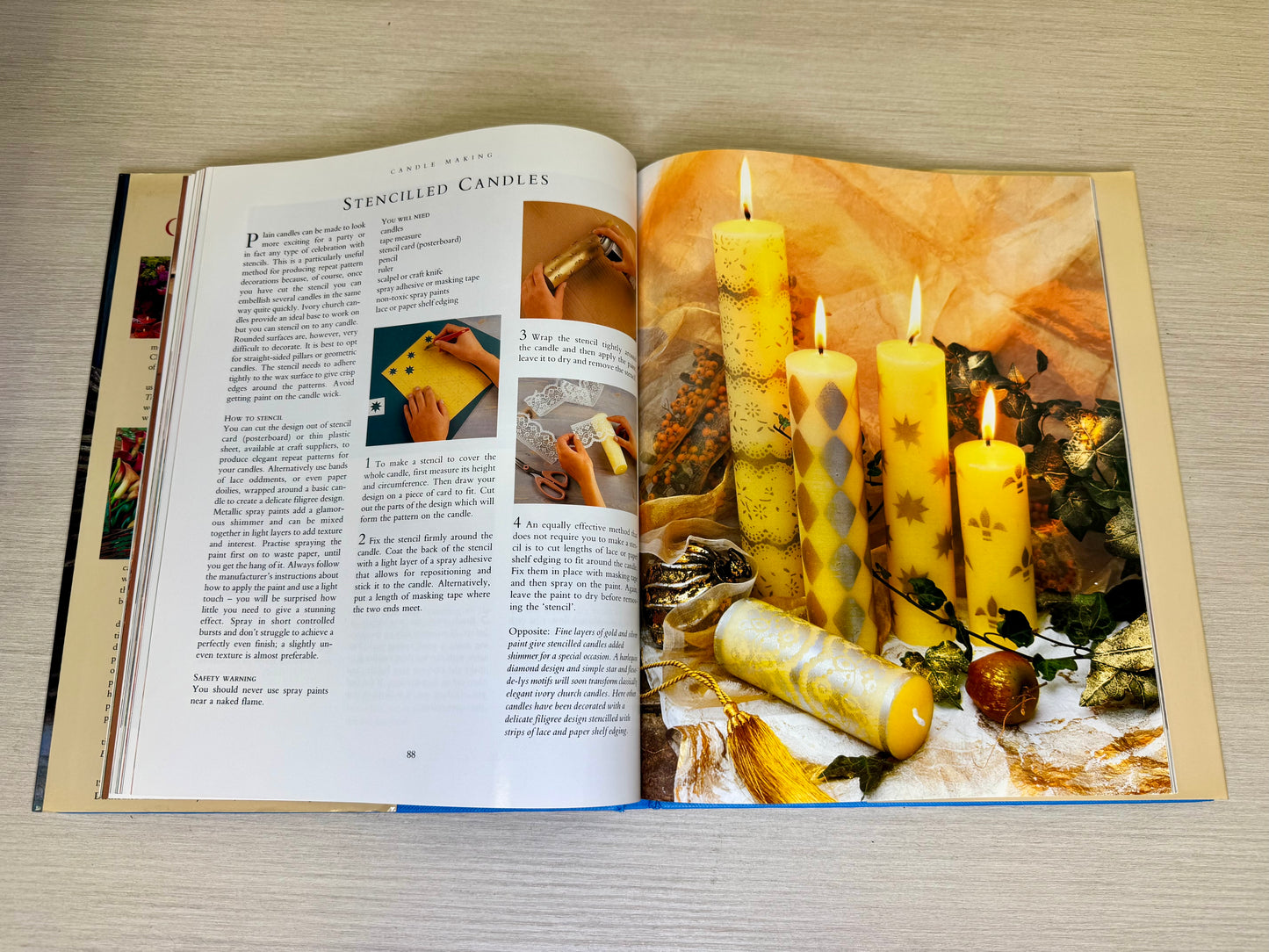 Candle Coffee Table Book