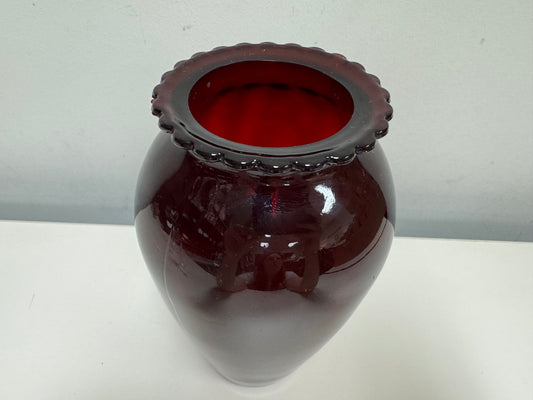 Anchor Hocking Large Ruby Red Vase