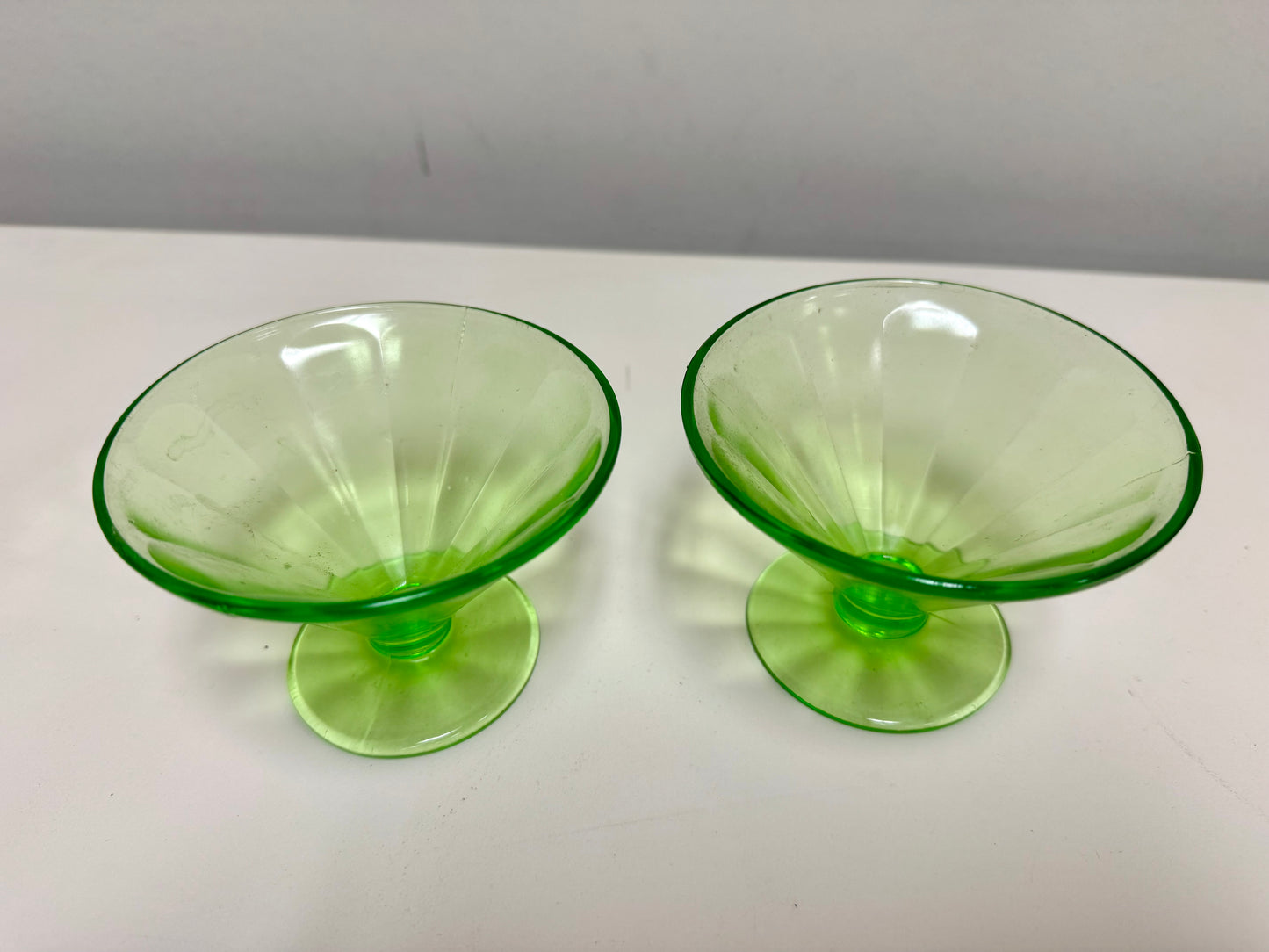 Federal Glass Company Depression Green Glass Set