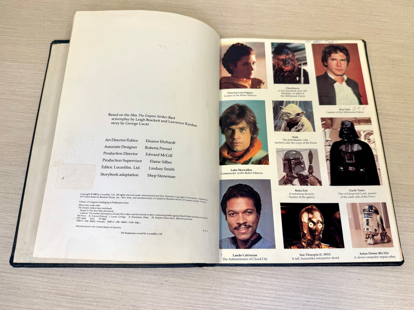 Star Wars: 1980 The Empire Strikes Back Storybook