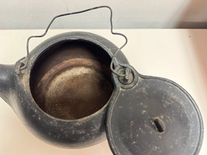 Antique Cast Iron Teapot