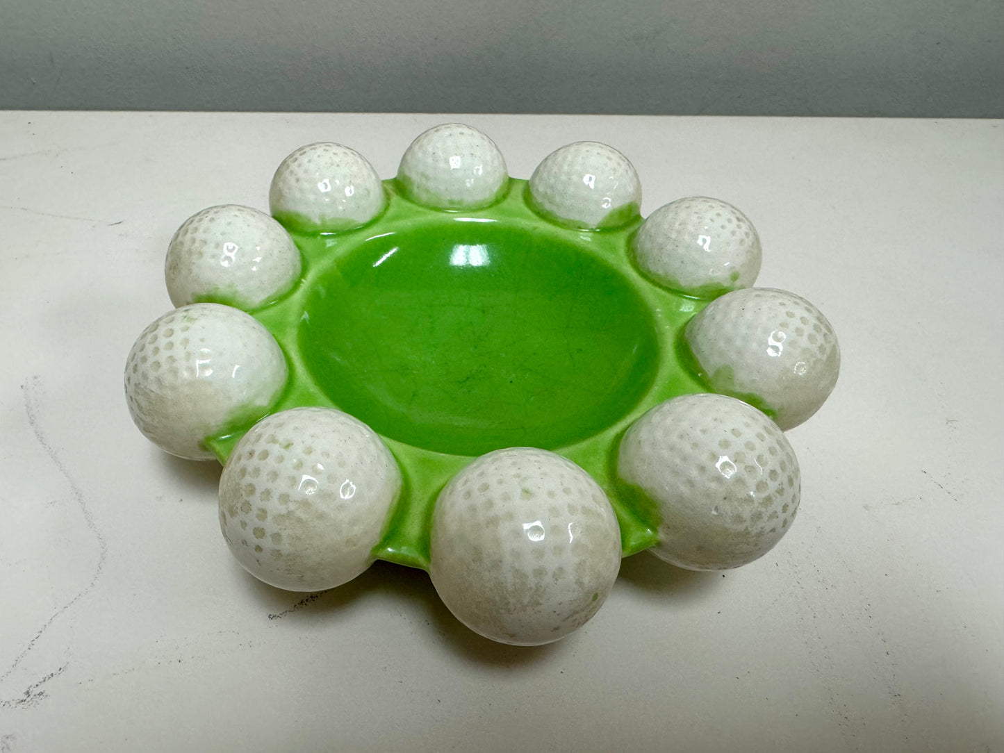 1970s Golf Ball Ashtray