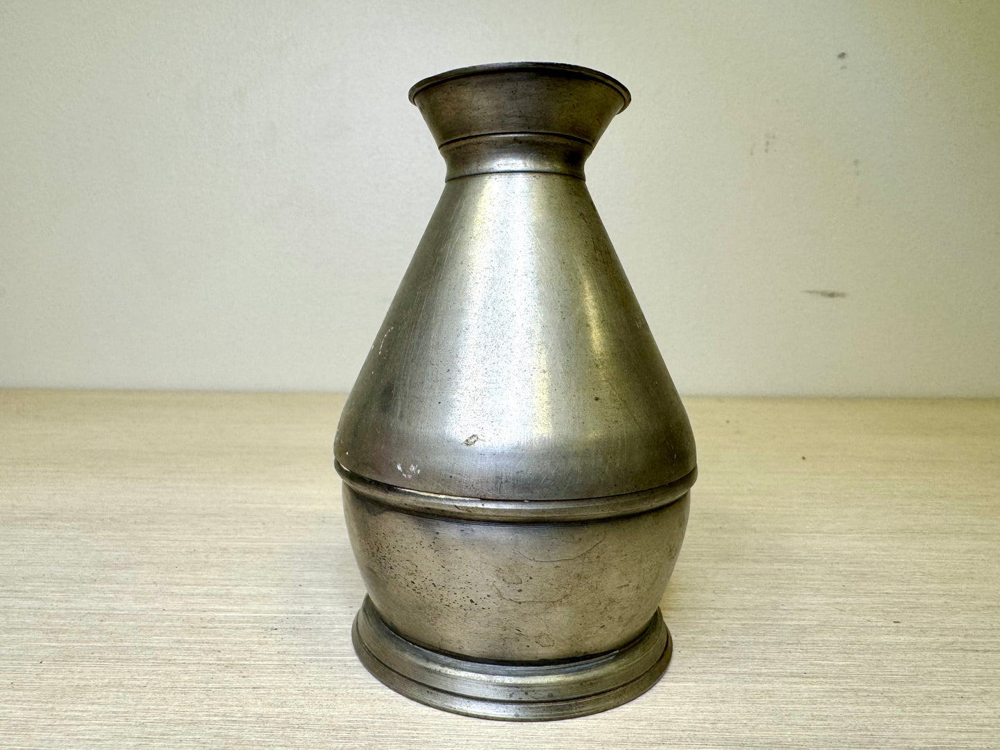 Vintage Pewter Haystack Pitcher