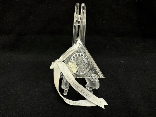 Waterford Crystal Christmas Ornament Times Square 2005 "Hope for Wisdom"