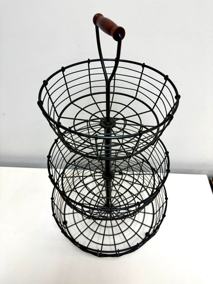 3 Tier Metal Wire Basket