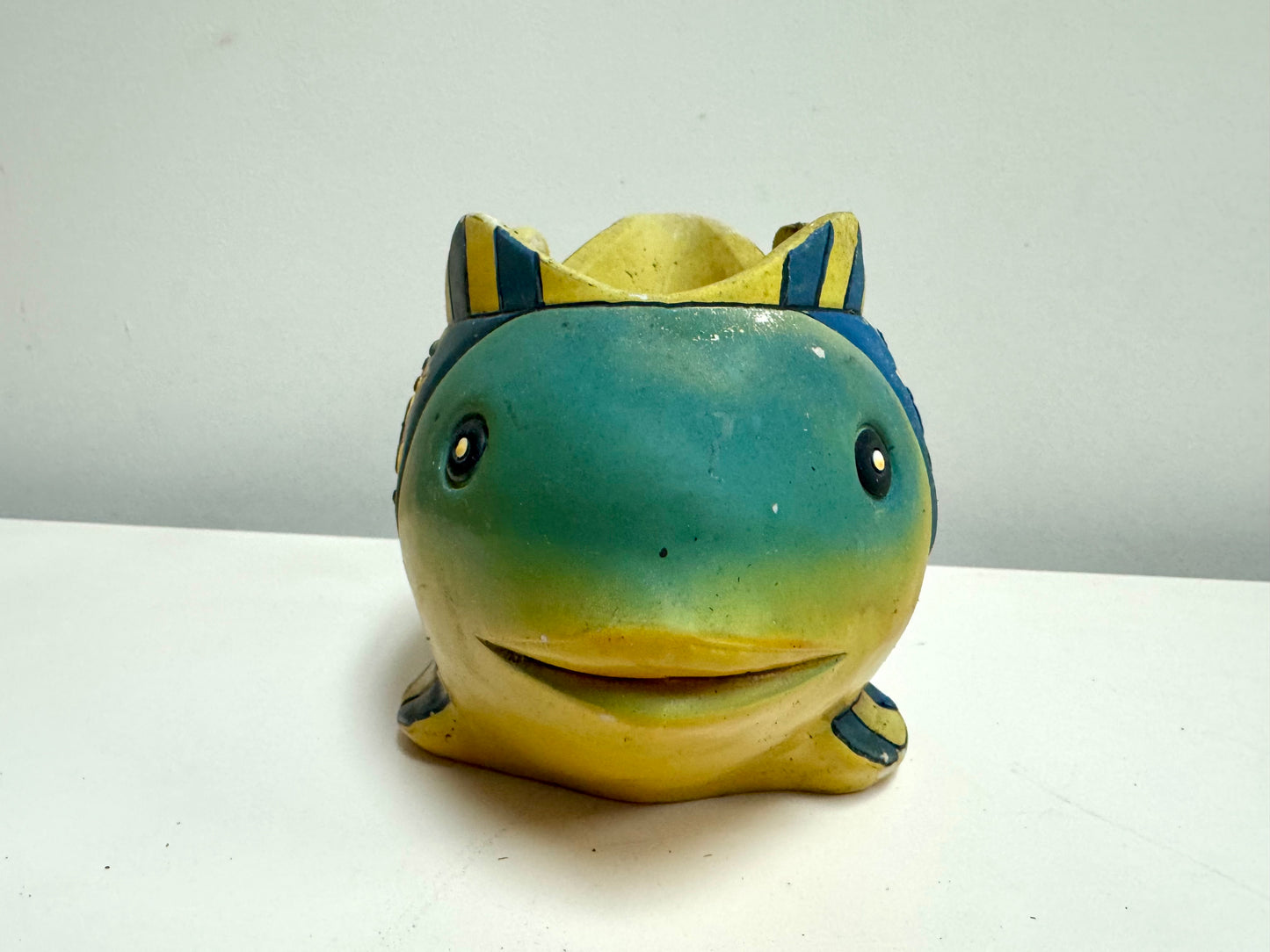 1980s Fish Shaped Planter