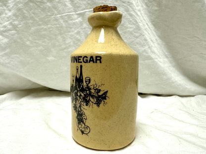 Vintage Japanese Vinegar Stoneware Cruet