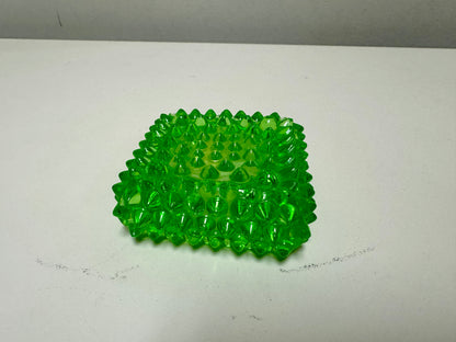 Hobnail Green Salt Cellar/Ashtray