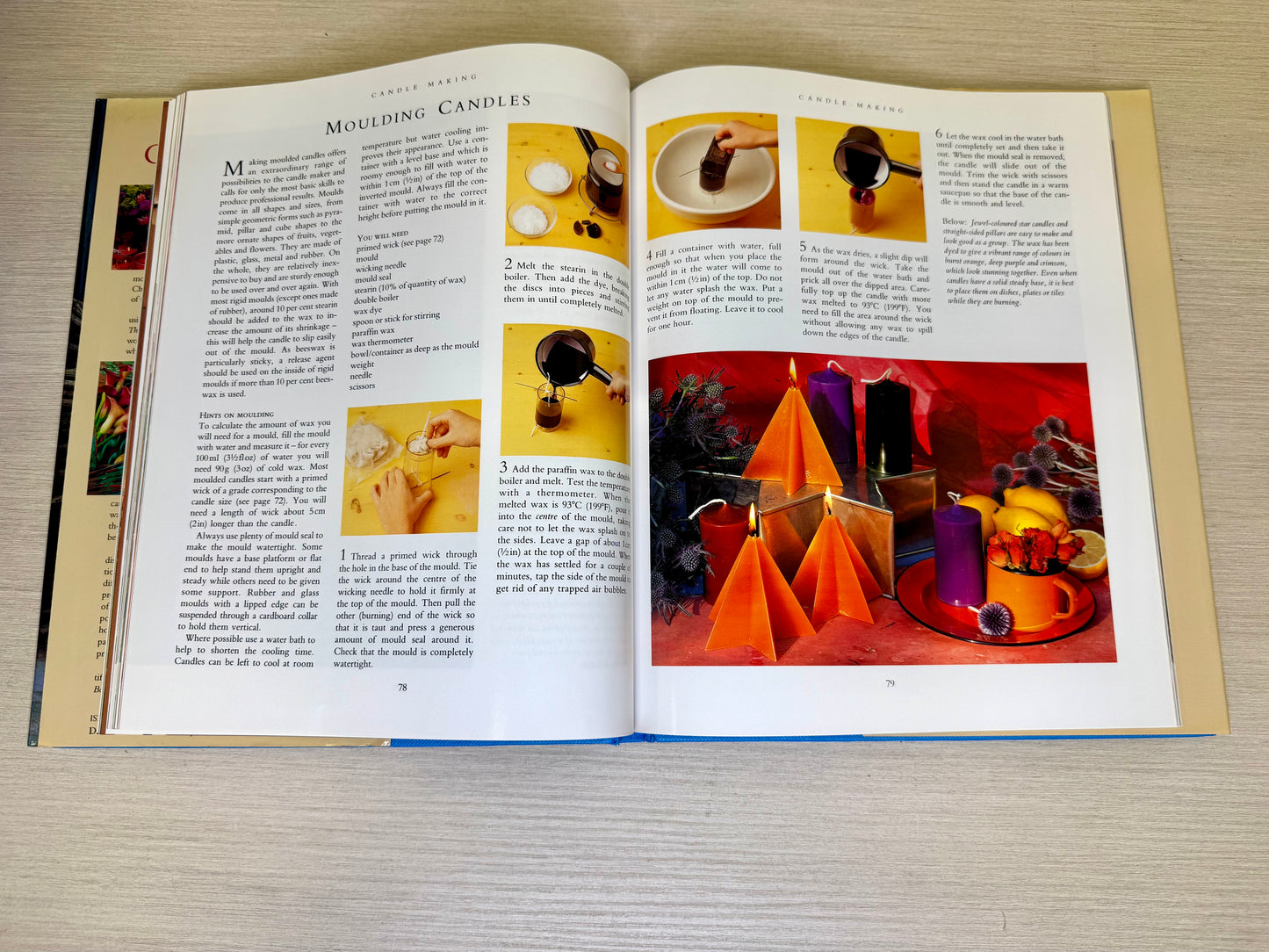 Candle Coffee Table Book