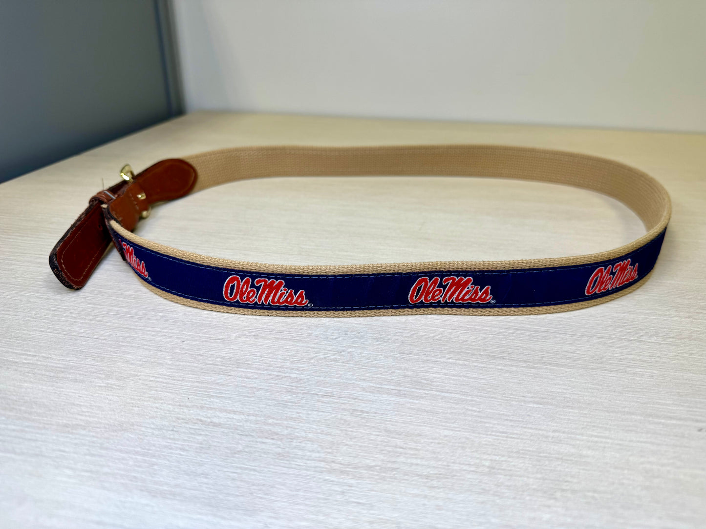 Ole Miss Ribbon Belt