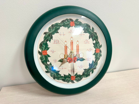 1999 Mark Feldstein 12 Songs of Christmas Clock