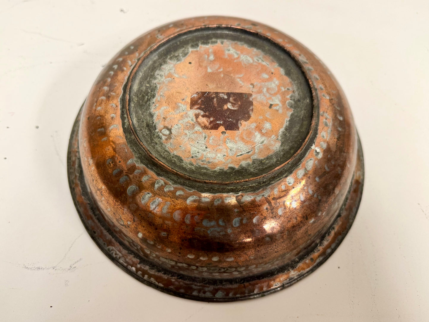 Vintage Hammered Copper Bowl