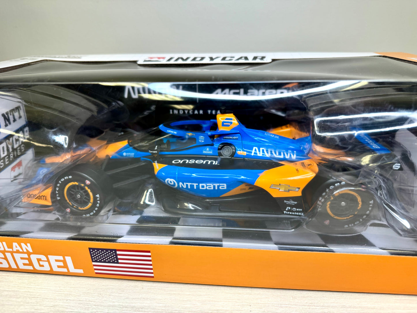 Modelo Nolan Siegel #6 Arrow McLaren IndyCar de Edición Limitada